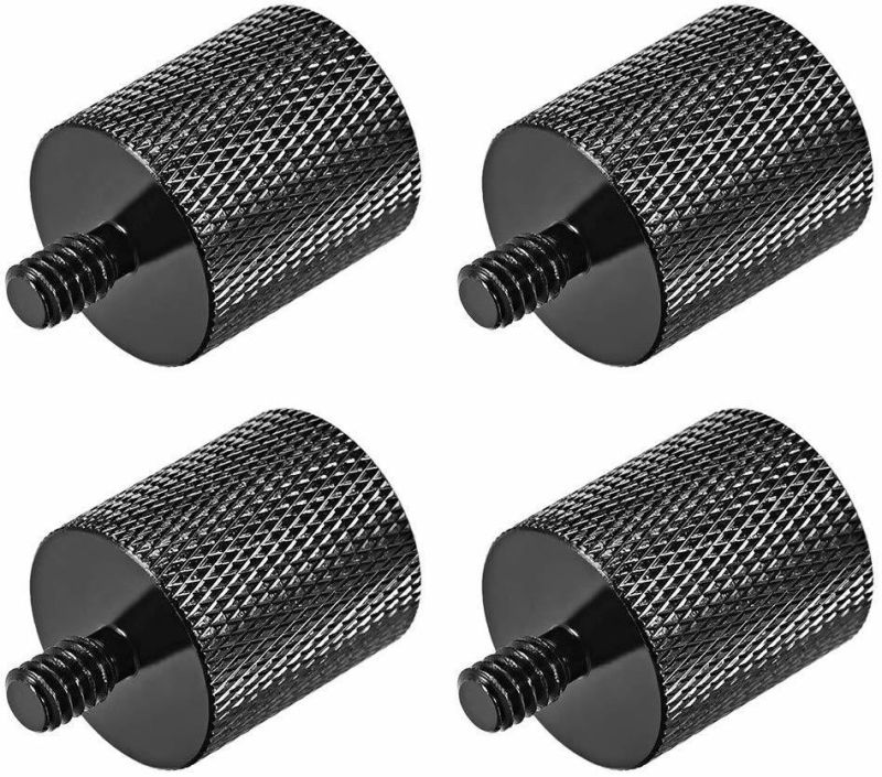 Screw Adapter Set, 1/4" Male to 3/8" Female and 3/8" Male to 1/4" Female Thread Convertor Adapter for Camera