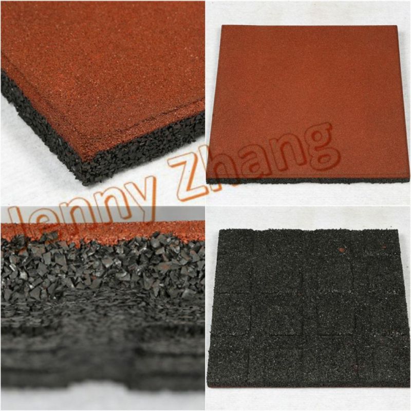 EPDM Sports Court Rubber Floor Tiles/ Rubber Flooring Mat
