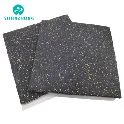 Rubber Mats Neat Surface Flame Retardant Non-Slip Elastic Rubber Flooring Tile