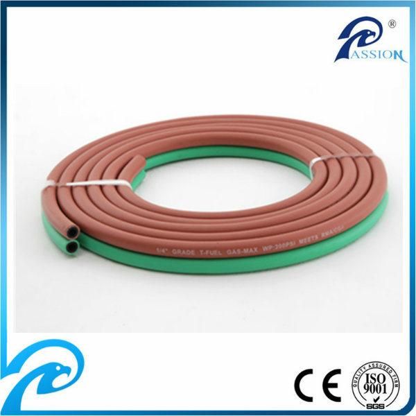 CE Proved 1/4′′ + 1/4′′ Braided Oxygen Acetylene Twin Hose