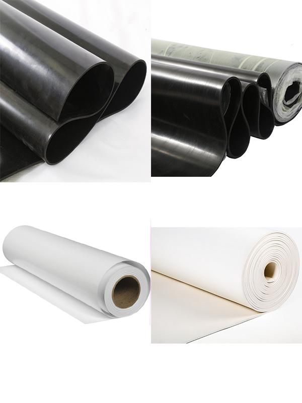 Good Heat Resistance FKM Rubber Sheet Mat Floor with Cleated Rubber Conveyor Belt Price