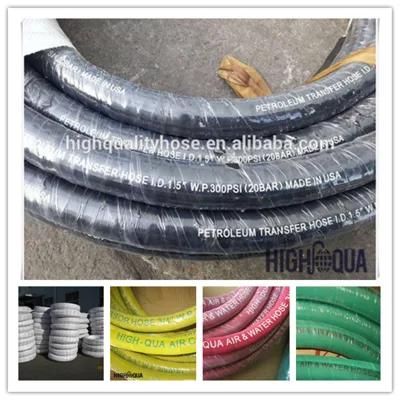 Cloth Surface Fabric Braid Steel Wire Spiral Heavy Duty Oil Suction Hose