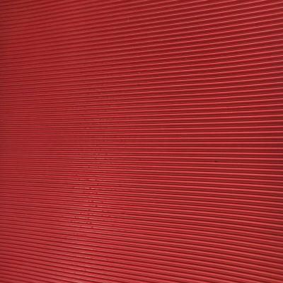 Green Color Fine Ribbed Rubber Mat/Rubber Floor Covering