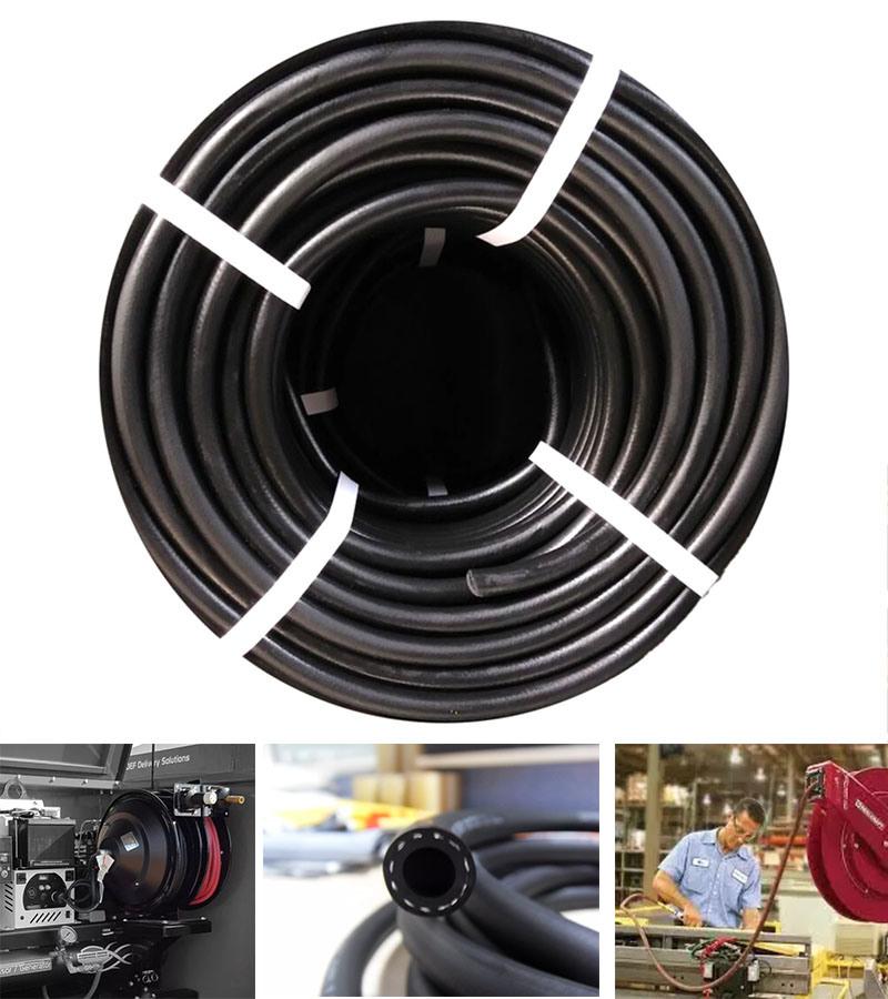 Smooth Surface Industrial Rubber Air Compressor Hose Red Yellow Black Blue