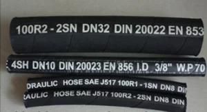 3/8 Inch 2 Layers SAE100r2 High Pressure Hydraulic Steel Wire Braided Hose