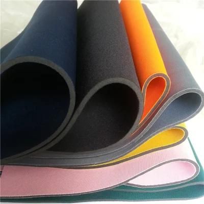 Waterproof 2mm 3mm 5mm Polyester Nylon Coated Rubber Mesh Print Amount Fabric Wetsuit Neoprene Fabric