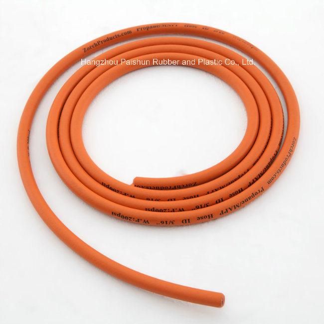 2016 Yellow Braided Household Fuel Rubber LPG Gas Transfer Hoses