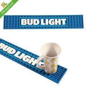 Restaurant Custom Logo Soft PVC Rubber Bar Mat