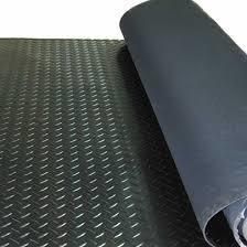 3-8mm Diamond Flooring Rubber Mat Used for Stairs Rubber Sheet
