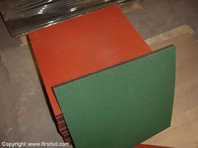 SBR Colorful Rubber Tile/Playground Rubber Tile/Outdoor Rubber Tile