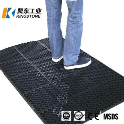 Factory Custom Heavy Duty Rubber Kitchen Anti Fatigue Mat 22 mm