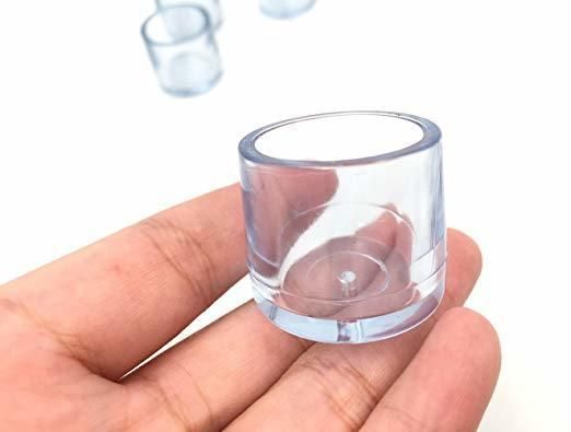 Transparent Protective Cover Chair Foot/Rubber Chair Foot Covers/Non-Slip and Noise Reduction Feet Leg Cap