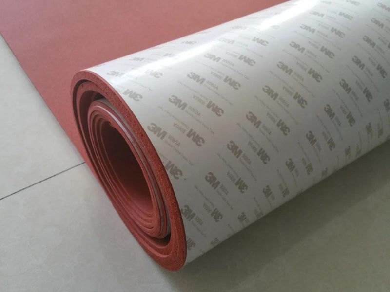 High Temperature Resistant Silicone Sponge Rubber Sheet, Siliconr Sponge Rubber Sheets, Silicone Foam Rubber Sheet with 3m Adhesive