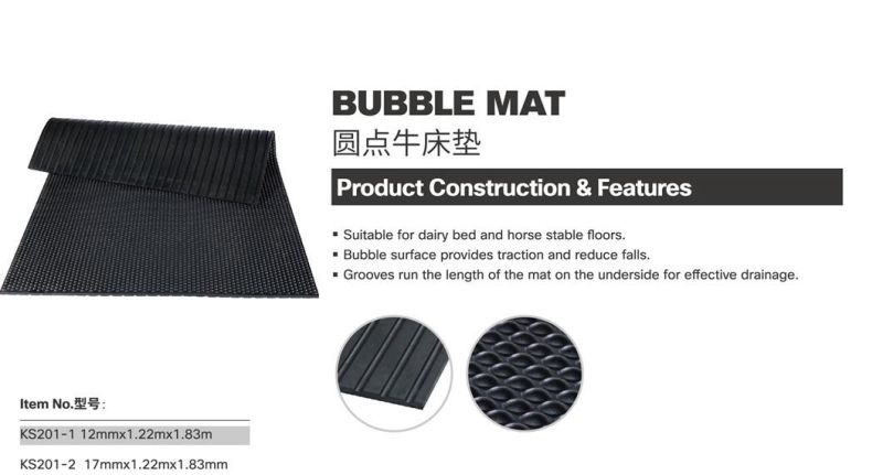 Bubble Dairy Bed and Horse Stable Mat 1.83*1.22