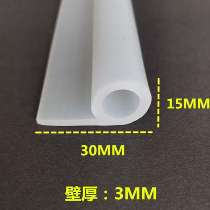 P Shape Silicone Rubber Extrusion Profile for Oven
