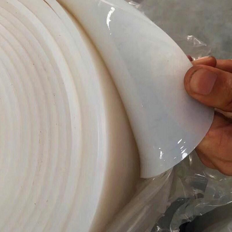 Food Grade Silicone Rubber Sheet Rolls in Transparency