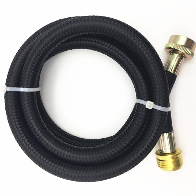 3/8" Inch Washing Machine Hose Assembly with Fiber Braided