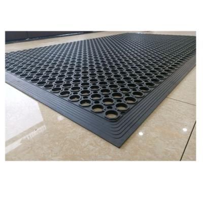 Hot Selling Rubber Anti Slip Ring Rubber Black Kitchen Mat
