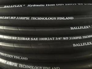SAE 100r1at Steel Wire Braided Rubber Hydraulic Hose