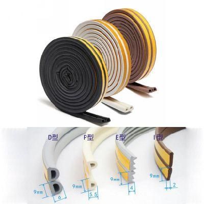 Soundproof D/P/E/I Type Foam Seal Strip for Doors