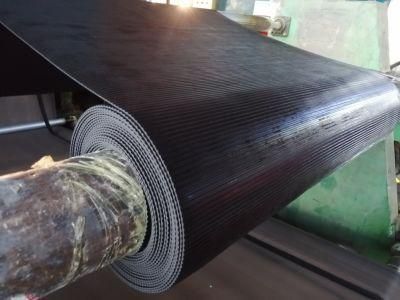 3-8 mm Anti Slip Flooring Fine Ribbed Rubber Sheet