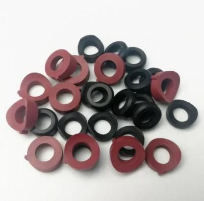 Universal Rubber O-Ring Sealing Round Black Watch Back Cover Seal Replacement Washer Gaskets Repair Kit for Home (0.5mm)