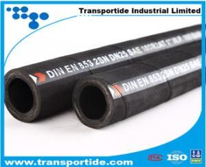 1-2 Inch SAE 100 Wire Steel Braided Winding Hydraulic Rubber Hose