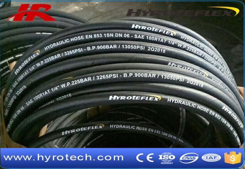 Flexible Hydraulic Hose SAE 100 R1at/ Rubber Oil Hose R1