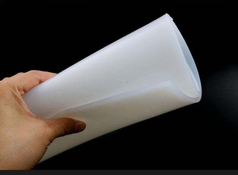Clear Color Non-Slip High Temperature Resistance Food Grade Silicone Rubber Sheet, Silicone Sheet, Silicone Film (3A1001)