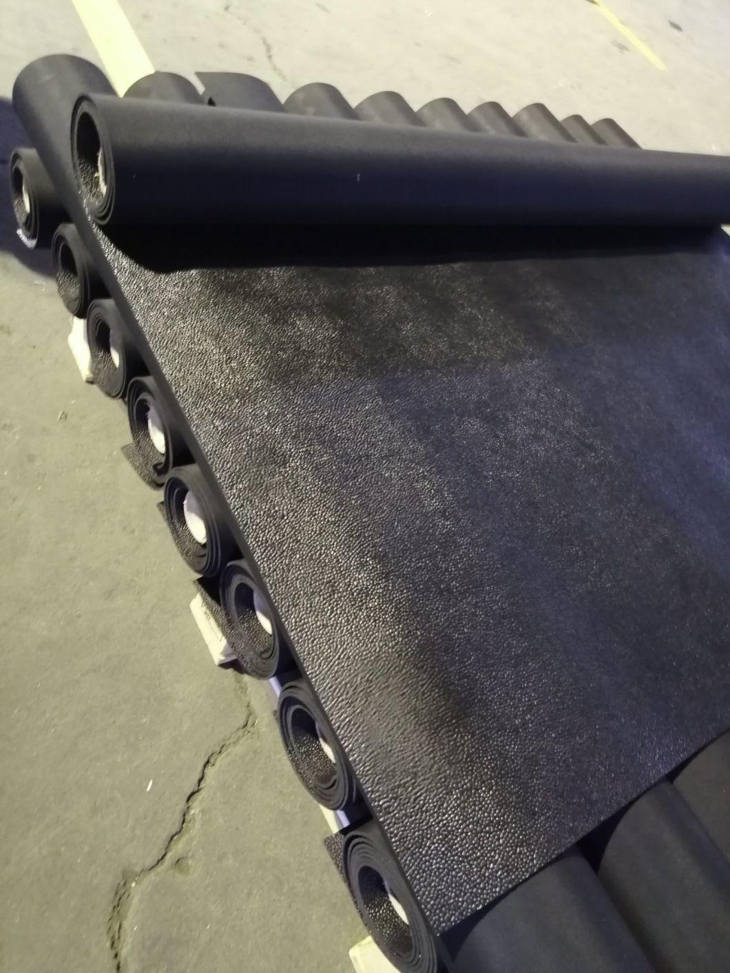 Balck Orange Peel Anti Slip Rubber Sheet Roll