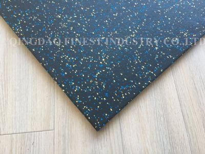 Popular Commercial Poreless Surface Rubber Gym Tiles