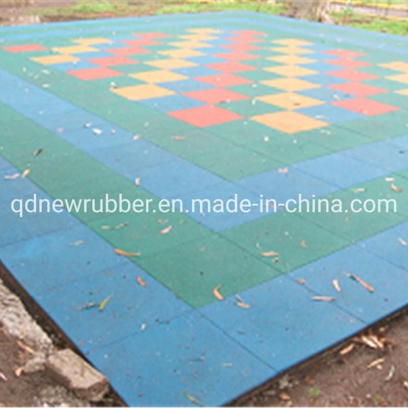 Playground Rubber Sports Court Flooring Tiles