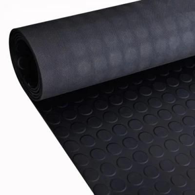 Anti Vibration Matting Coin Rubber Floor Mats for Garages