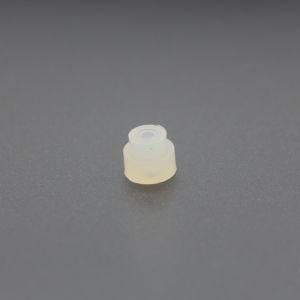 Translucent Rubber Plug with Hole, Silicone Screw Hole Plug 7.4*3.5*10*5*2.5 Transparent Rubber Plug, Waterproof and Dustproof
