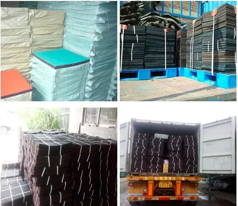 Gym Interlocking Rubber Tiles Rubber Gym Flooring for Indoor