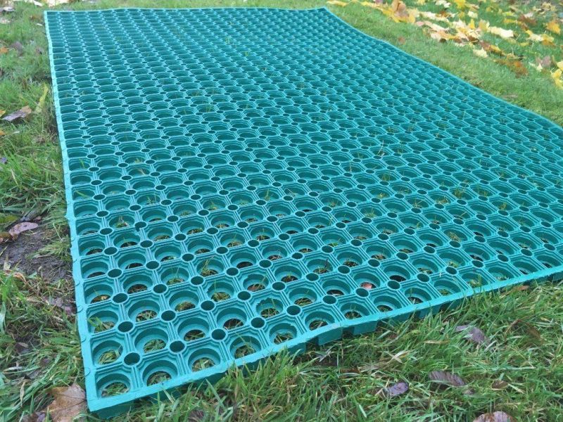 Anti Fatigue Workplace Flooring Water Drainage Rubber Kitchen Mat