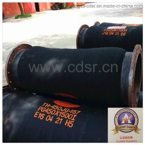 Rubber Discharge Hose with Vulcanized in Steel Nipple