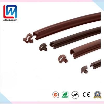 Highflexible Silicone Extruded Rubber Seal Strip for Wood Door