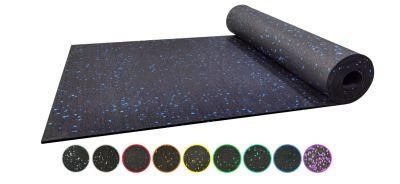Factory Produced Rubber Roll Gymnastic Mats for Fitness Rubber Floor Anti-Slip Indoor Gym Shock Absorption