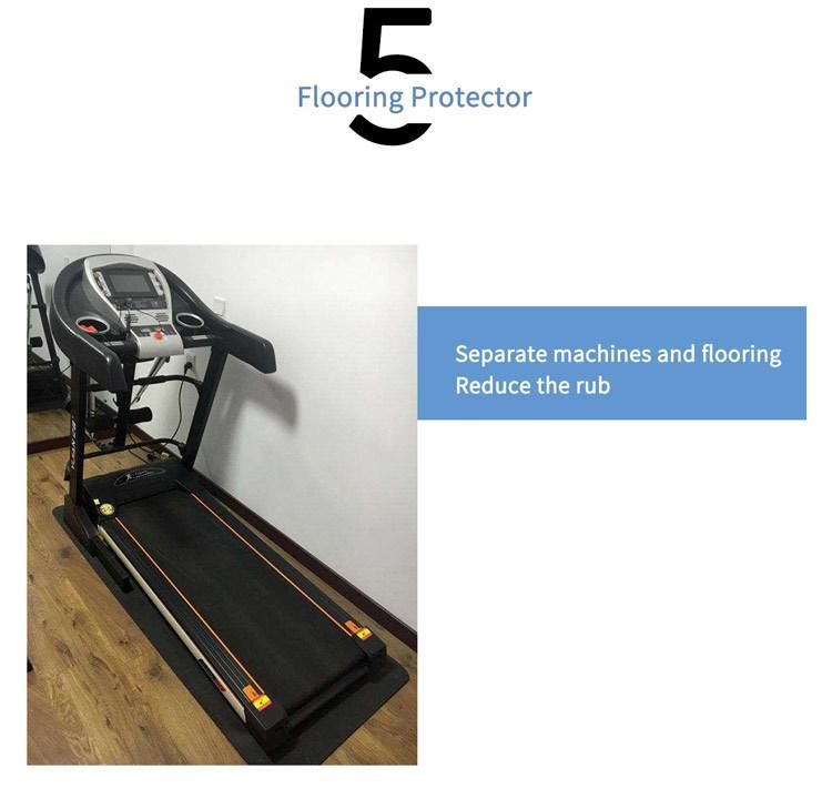 Shock Resistant Rubber Mats Used Under Treadmill