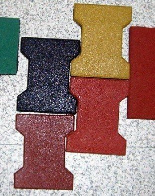 Non-Toxic Driveway Recycled Rubber Pavers