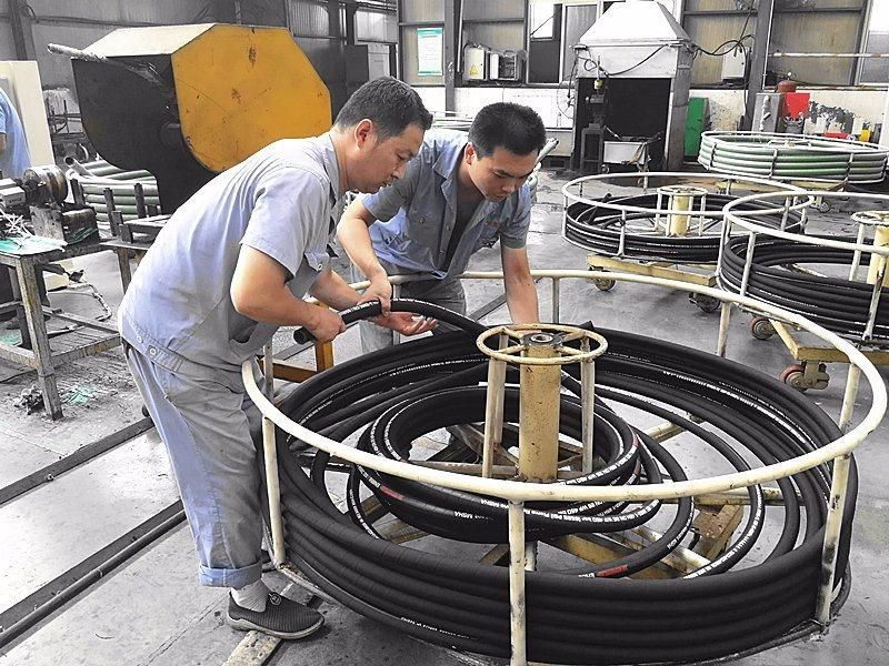 4sh and 4sp Rubber Hose with Abrasion Weather and Heat Resistance for Excavator