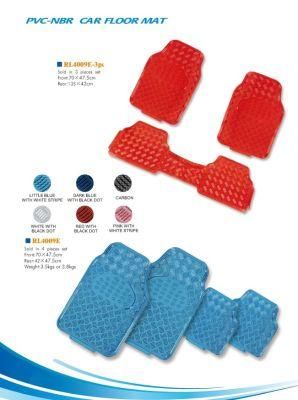 PVC, Rubber and Plastic High Quality Material Carpet Car Mat