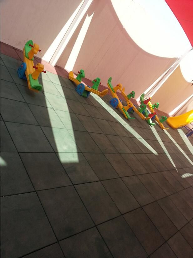 Rubber Playground Paving Safety Children Flooring Tiles