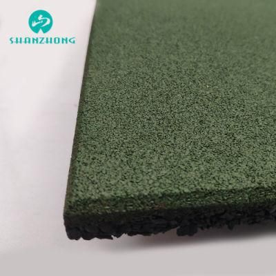 Rubber Mats Gym Door Mat Colorful Square Floor Insulation Rubber Tile Mat