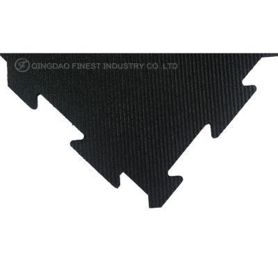 High Density Interlocking Gym Rubber Flooring Jigsaw Rubber Mat for Crossfit