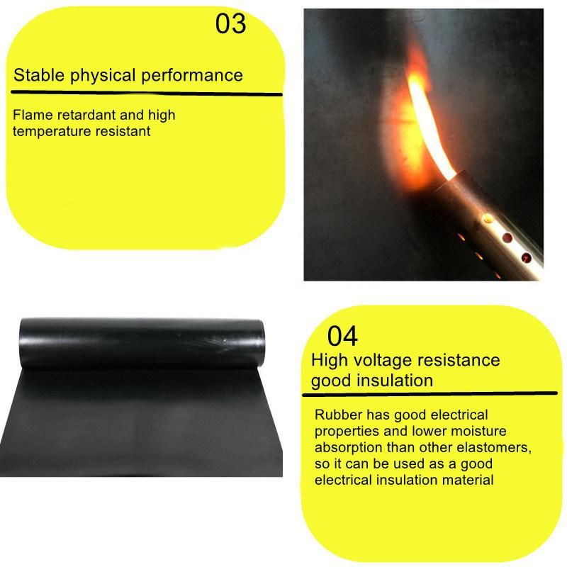 Electrical Insulation Matting Tolls ESD Rubber Sheet for Workbench Table