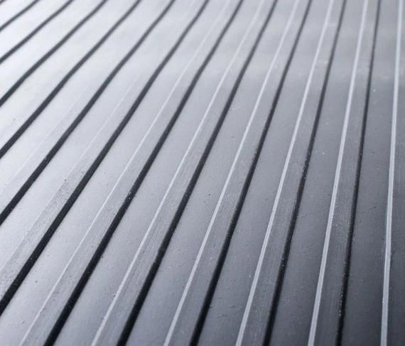 Industrial Anti-Slip Wide/Broad Ribbed Rubber Matting Rubber Sheet