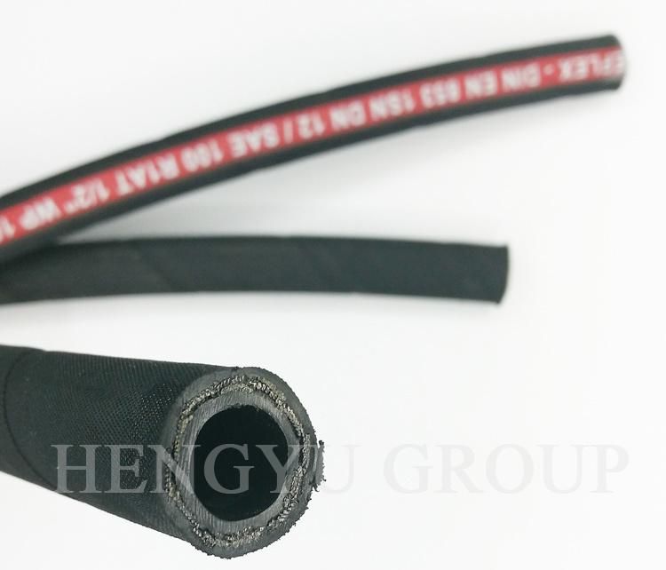 Fire Resistant Custom Made Hydraulic Lines Hose 1 Inch 1sn Hose