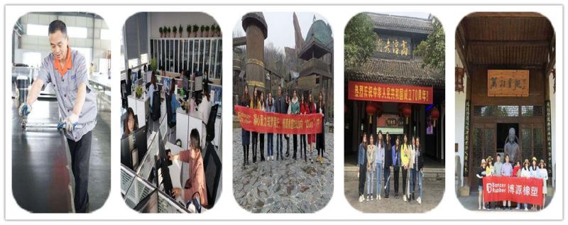 Antislip Shock Absorbing Abrasion Proof Wearproof Natural Pure Gum Rubber Sheet Lining